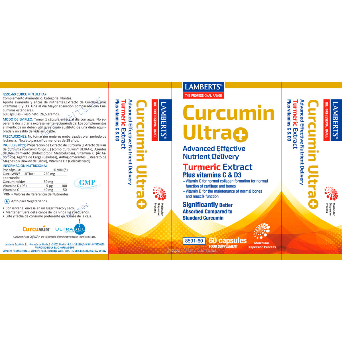 Curcumin Ultra + Lamberts 60 capsule