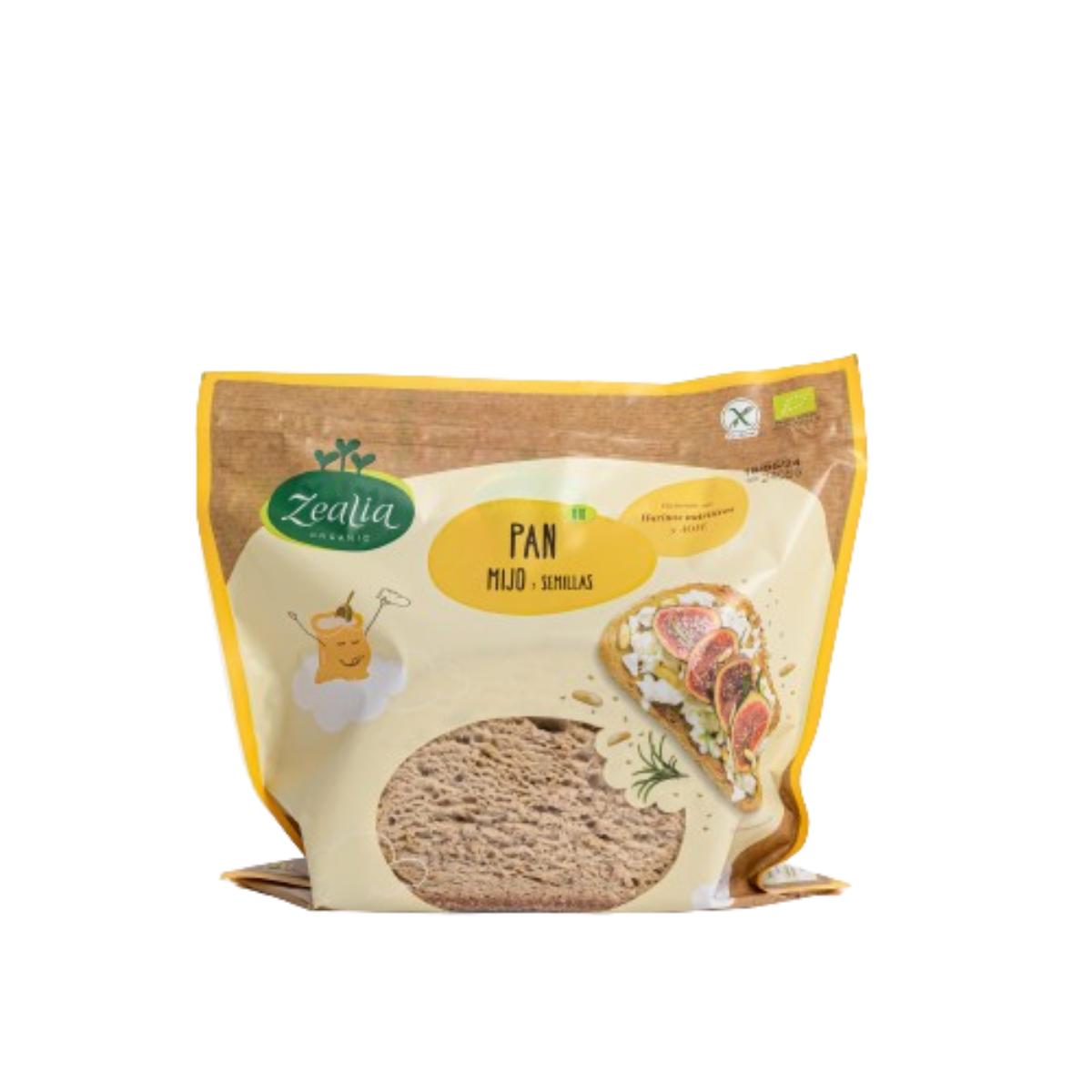 Glutenvrij brood met gierst en zaden BIO Zealia 330 g
