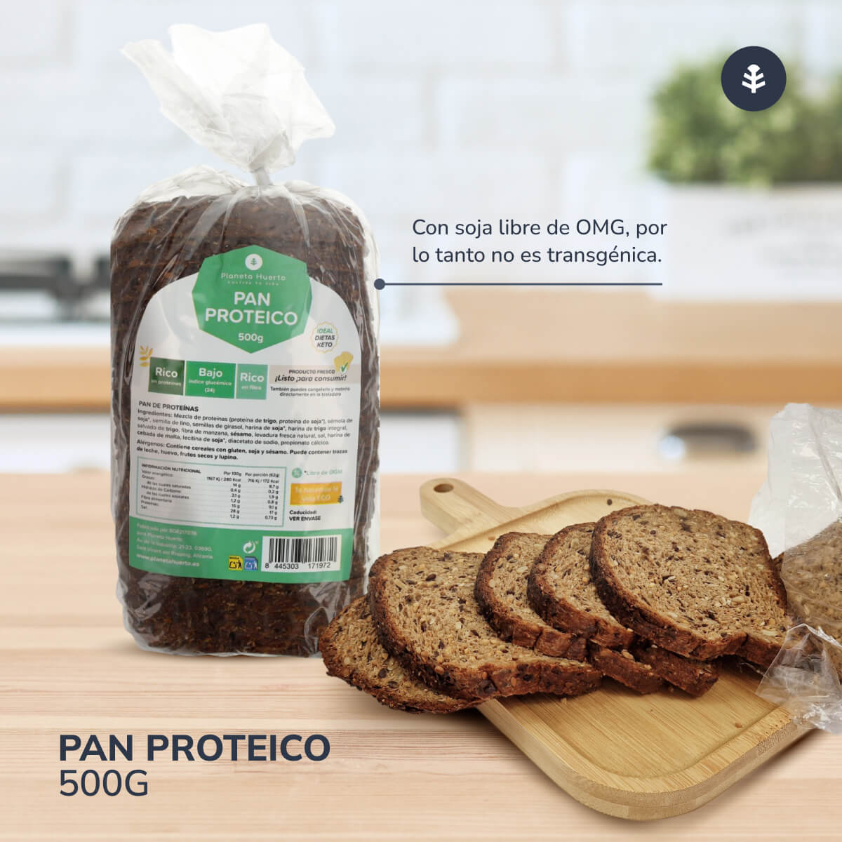 Eiweißbrot Planeta Huerto 500 g