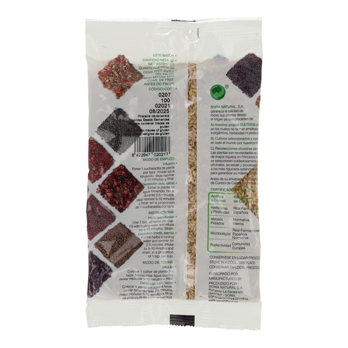 Kanariezaad Soria Natural, 100 g