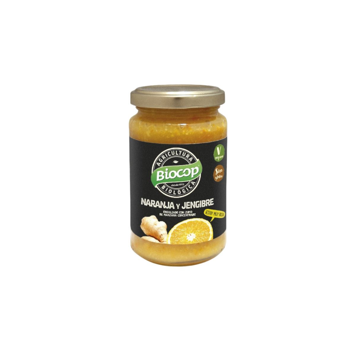 Lot de 2 compotes d'orange et de gingembre BIO Biocop, 265 g