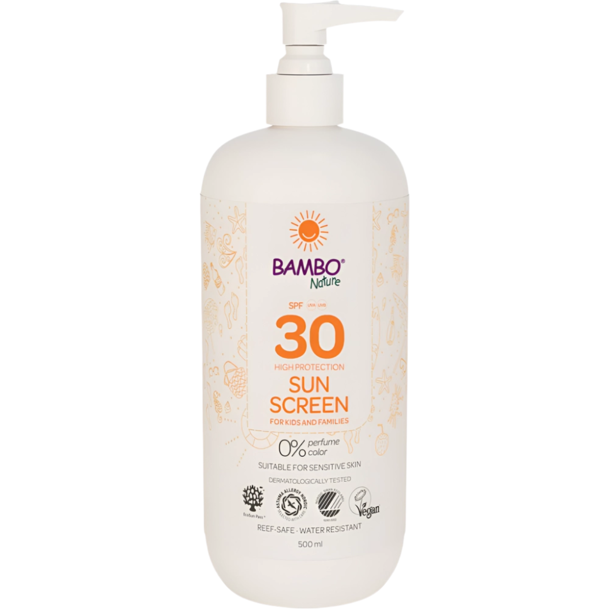 Bambo Nature SPF30 Baby Sunscreen Cream 500 ml