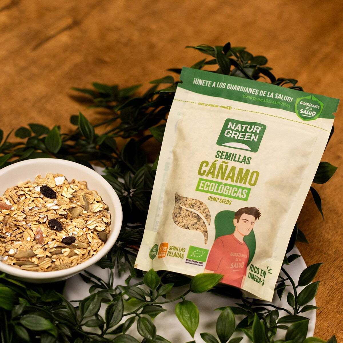 Graines de chanvre décortiquées Naturgreen 200 g