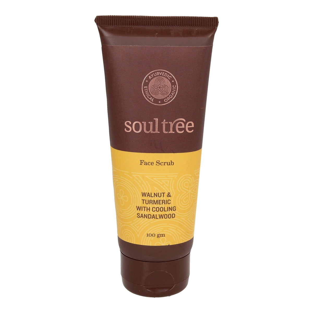 Gezichtsscrub met walnoot, kurkuma en sandelhout La Rueda Natural 100 g