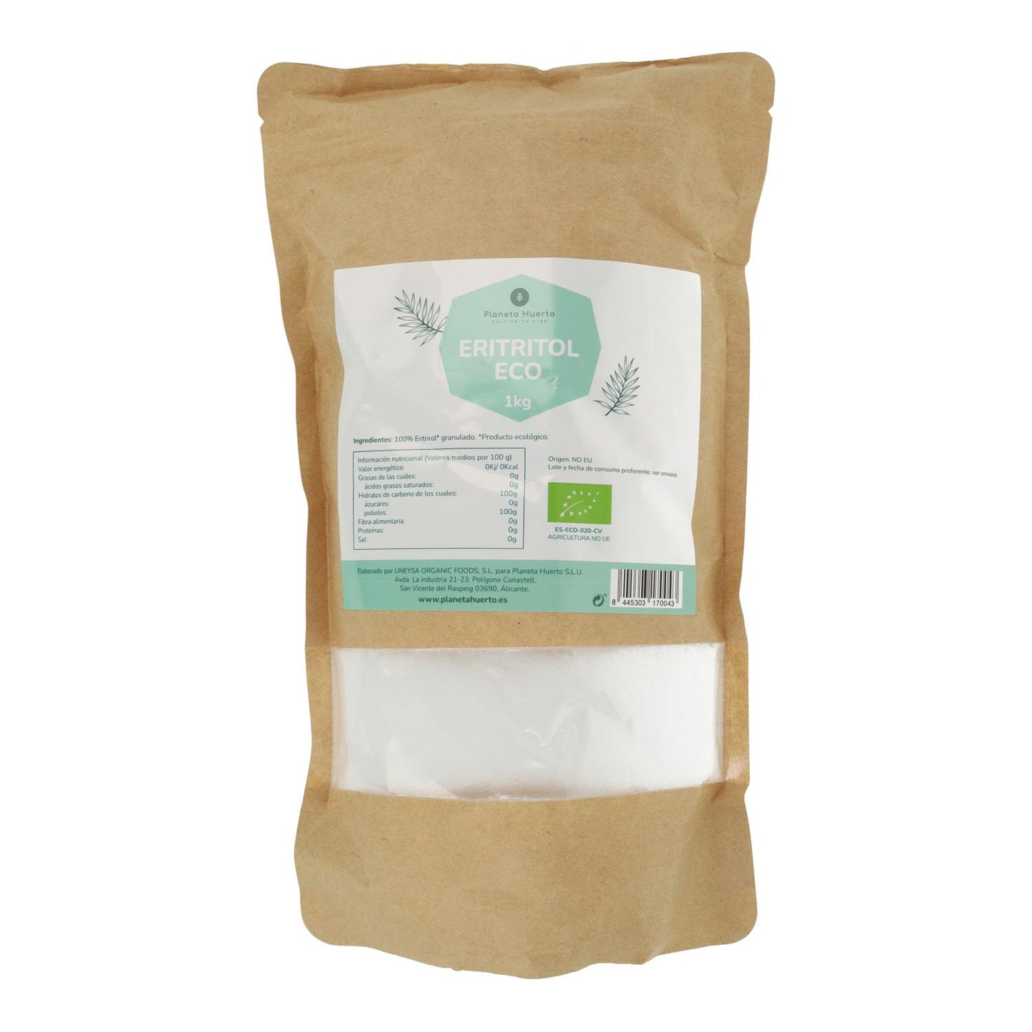 Erytrytol ECO Planeta Huerto 1 kg