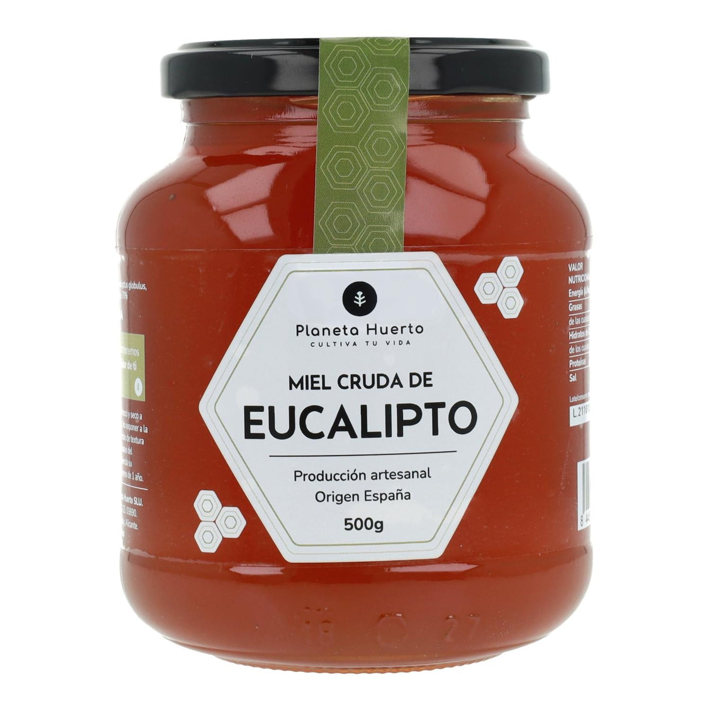 Roher Eukalyptus-Honig Planeta Huerto 500 g