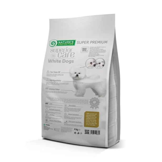 Nature's Protection White Dog Grain-free Adult Small Breed Lamb Feed 4 kg