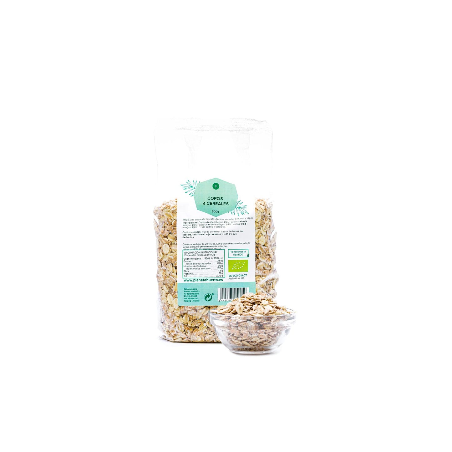 Cornflakes 4 Getreide ECO Planeta Huerto 500 g