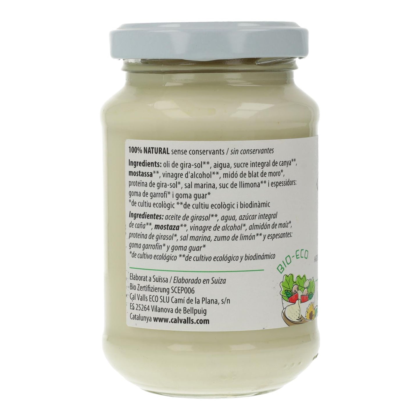 Maionese vegana ECO Cal Valls 190 g