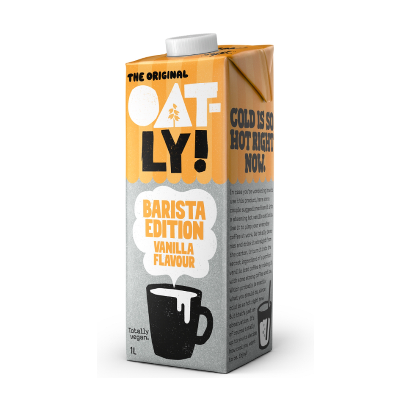 Napój Barista owsiany i waniliowy Oatly 1 l