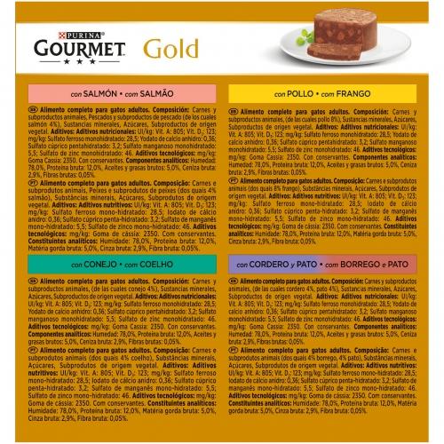 GOURMET GOLD Vaschetta assortita Multipack (8 x 85 g)