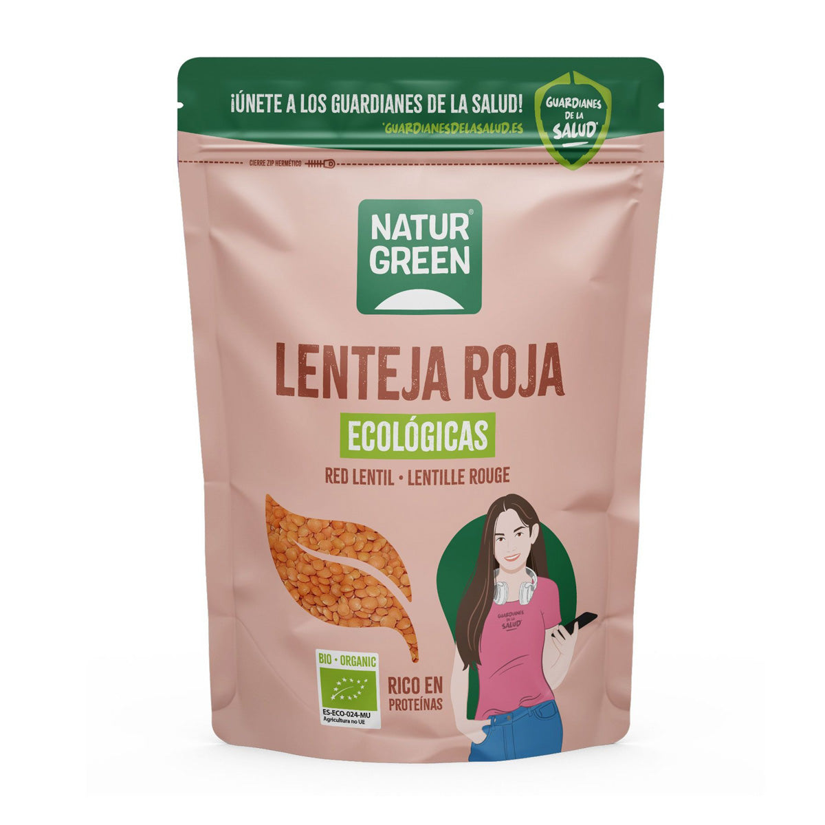 Rote Linsen Naturgreen BIO 500 g