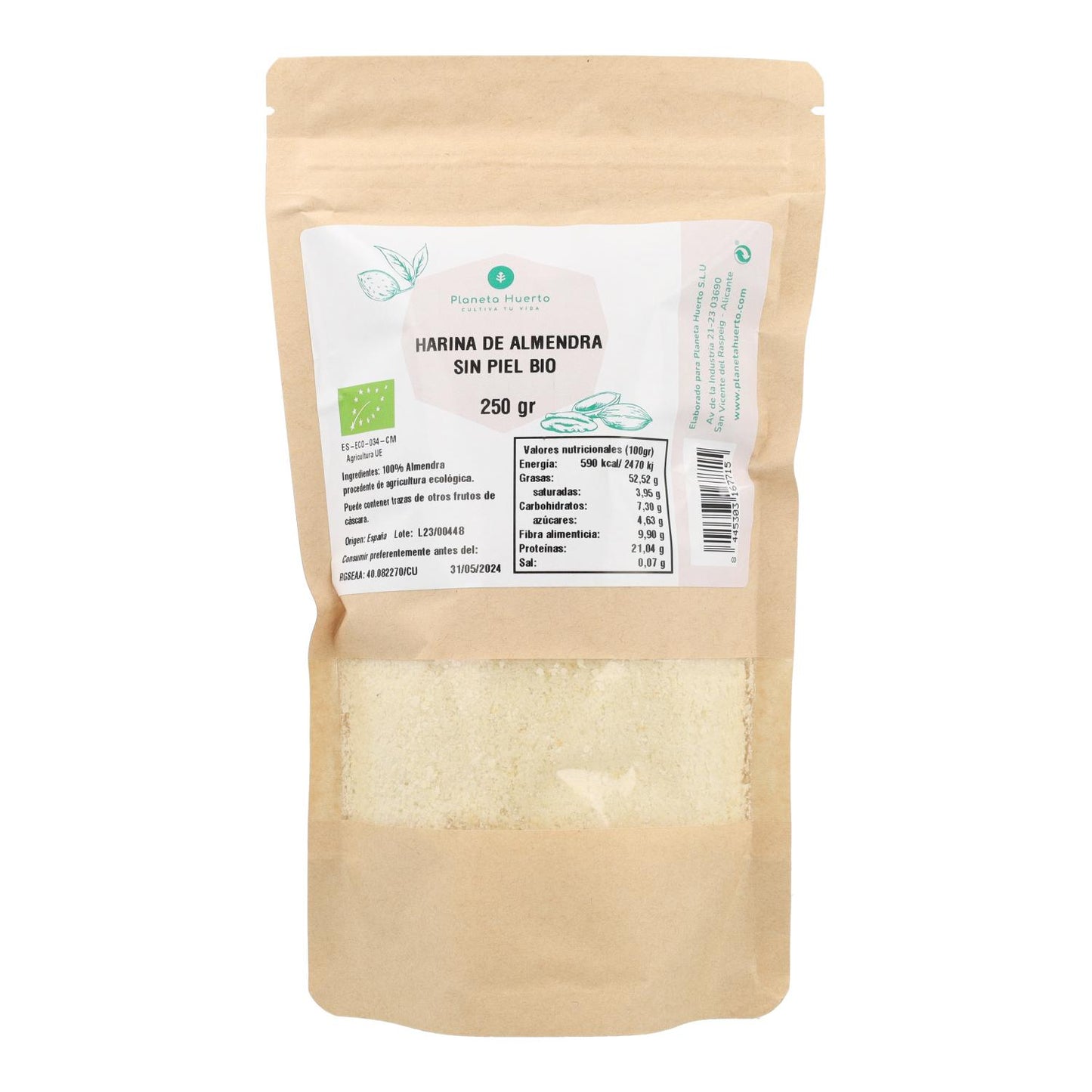Farina di mandorle ECO Planeta Huerto 250 g