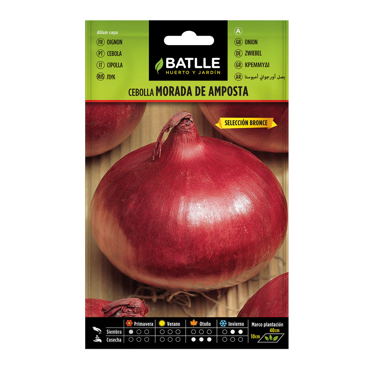 Amposta sel. Bronze Batlle Red Onion Seeds
