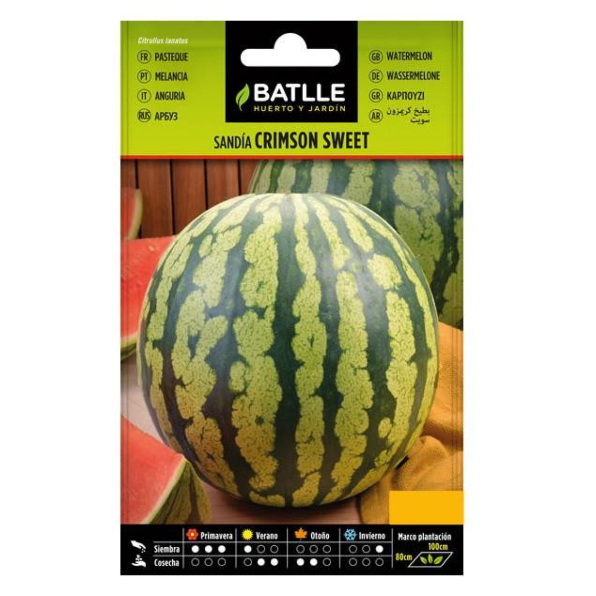 Crimson Sweet-watermeloenzaden Batlle