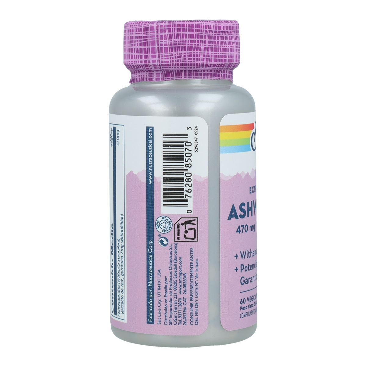 Ashwagandha Solaray 60 kapsułek