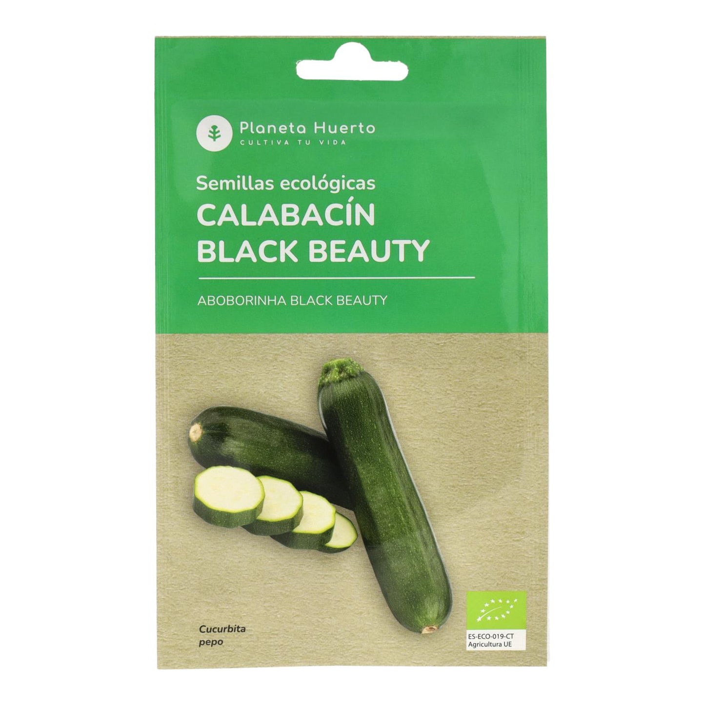 Organic Zucchini seeds Black Beauty Planeta Huerto