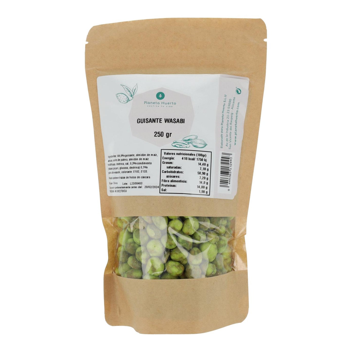Pois wasabi Planeta Huerto 250gr