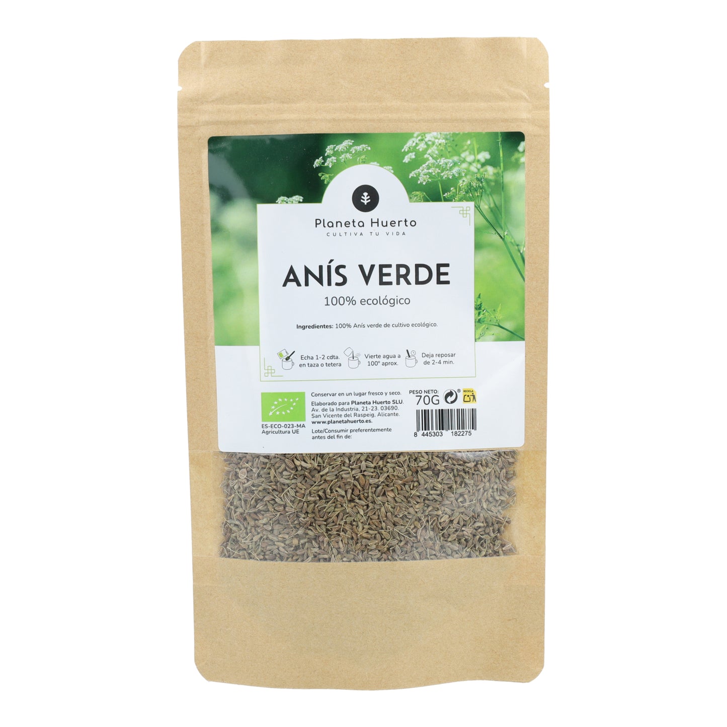 Anis vert en grain ECO Planeta Huerto 70g