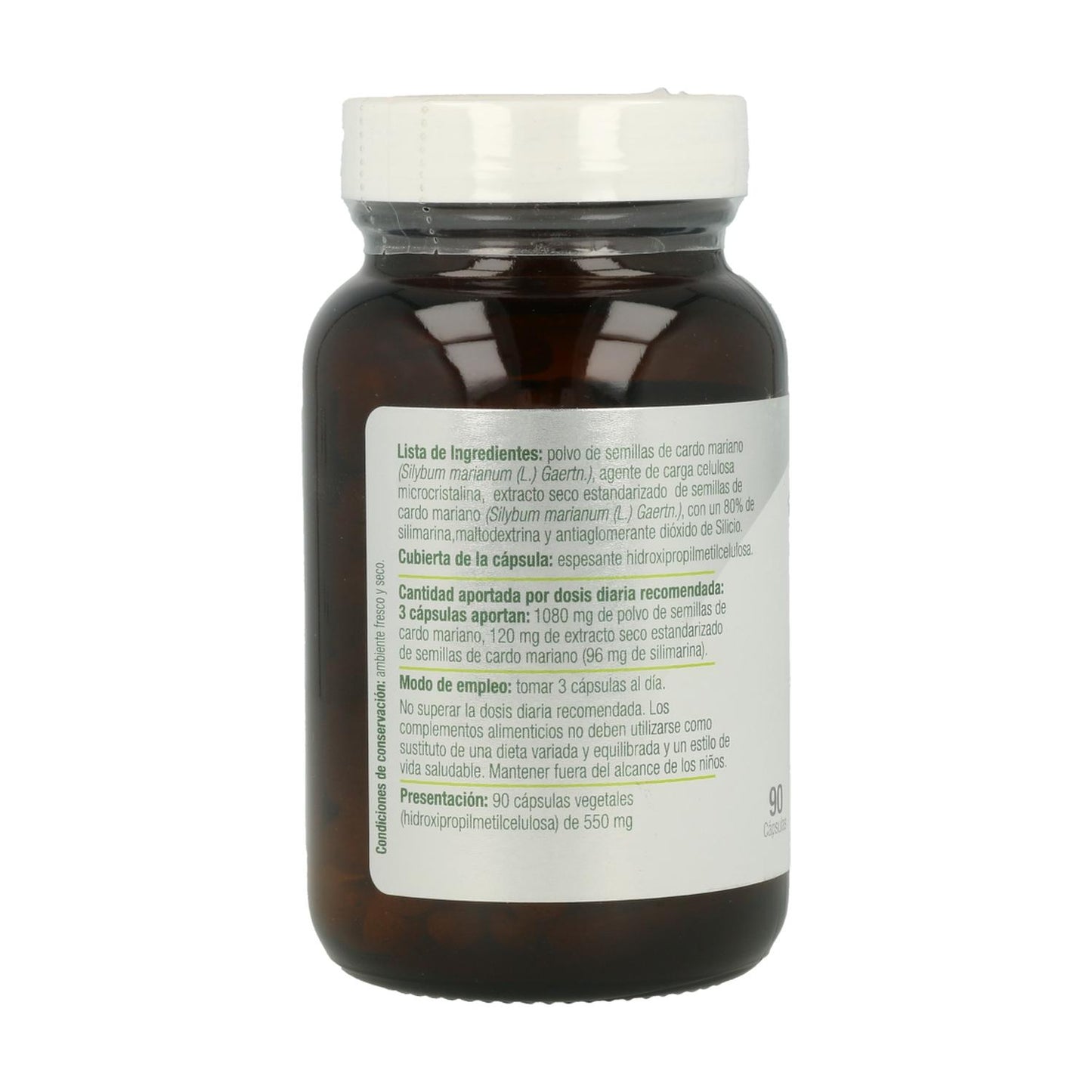 Milk Thistle El Granero, 90 capsules