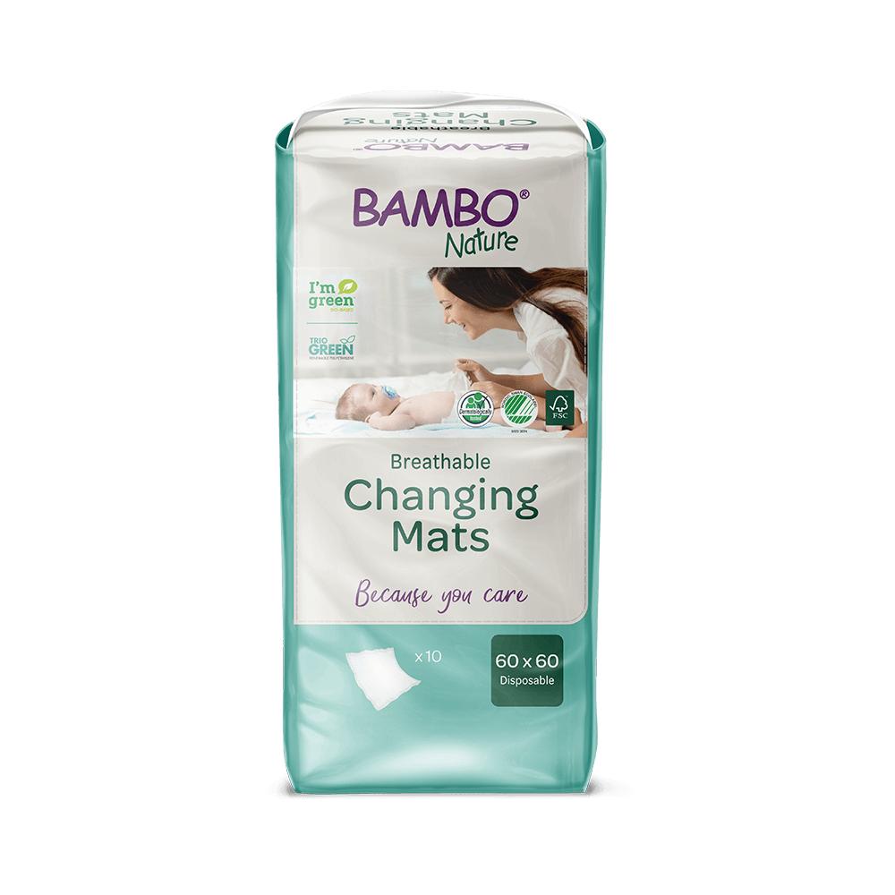 Wickelauflage/Matratzen für Babys Bambo Nature 10 Stück