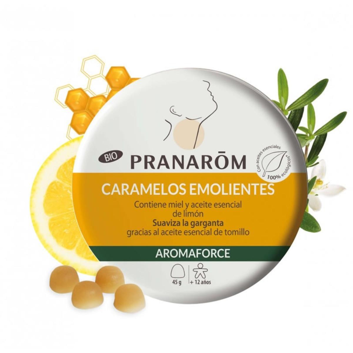 Bonbons émollients miel citron BIO Pranarôm 45 g