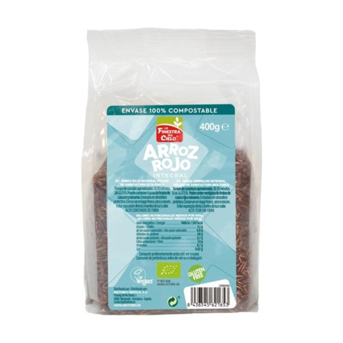 Polerowany czerwony ryż dziki Bio La Finestra Sul Cielo 400 g