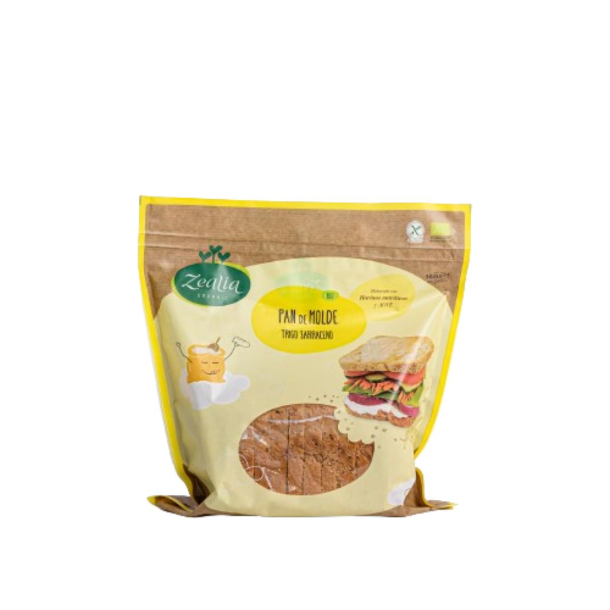 Pan de Pueblo Trigo Sarraceno BIO Sin Gluten Zealia, 330 g