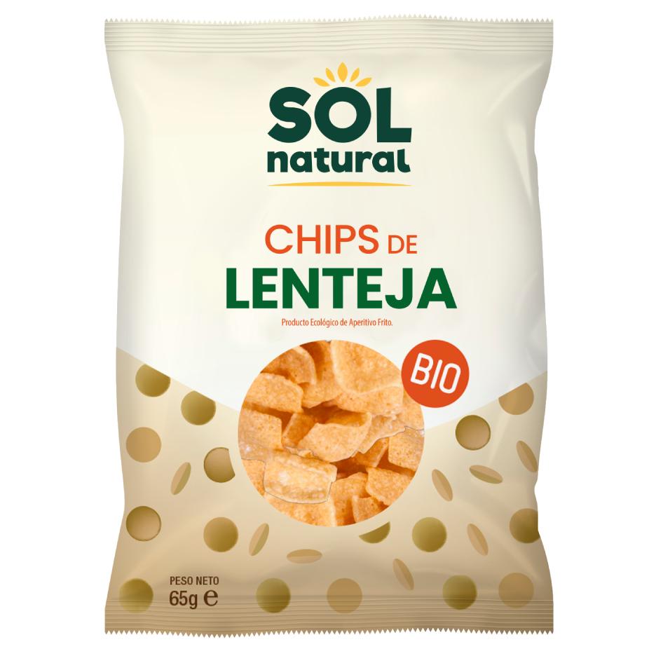 Chips de lentilles bio Sol Natural 65 g