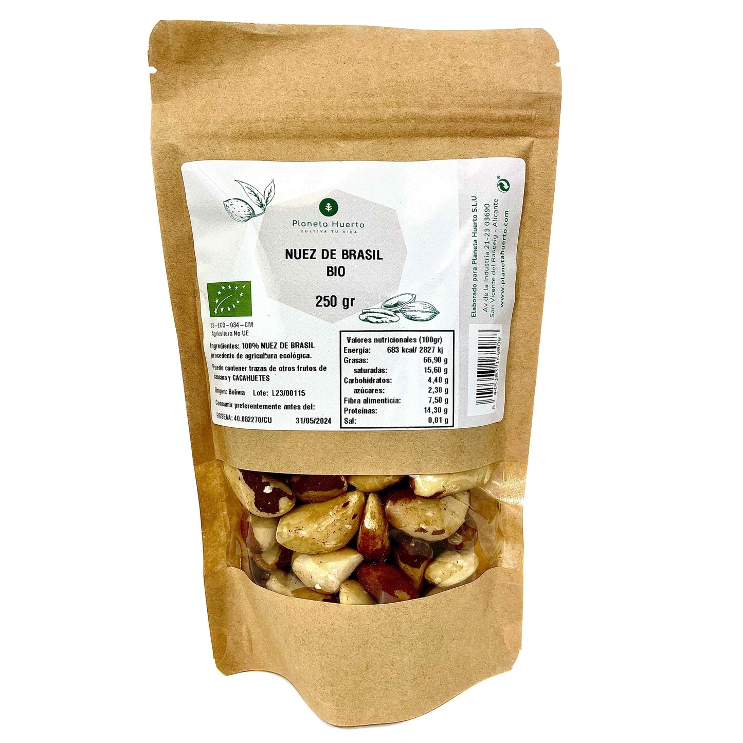 Noix du Brésil ECO Planeta Huerto 250 g
