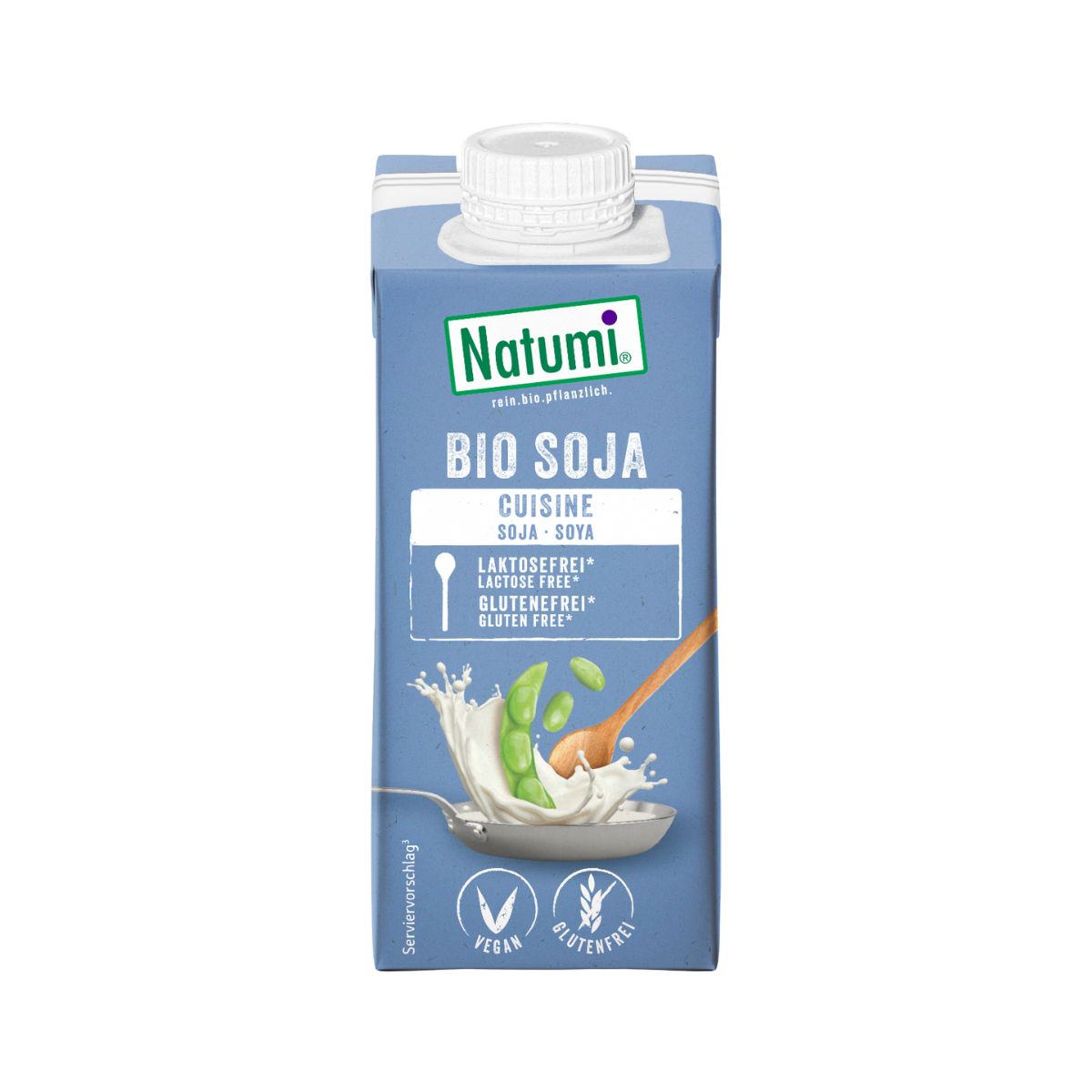 Lot de 3 crèmes liquides de soja bio Natumi 200 ml
