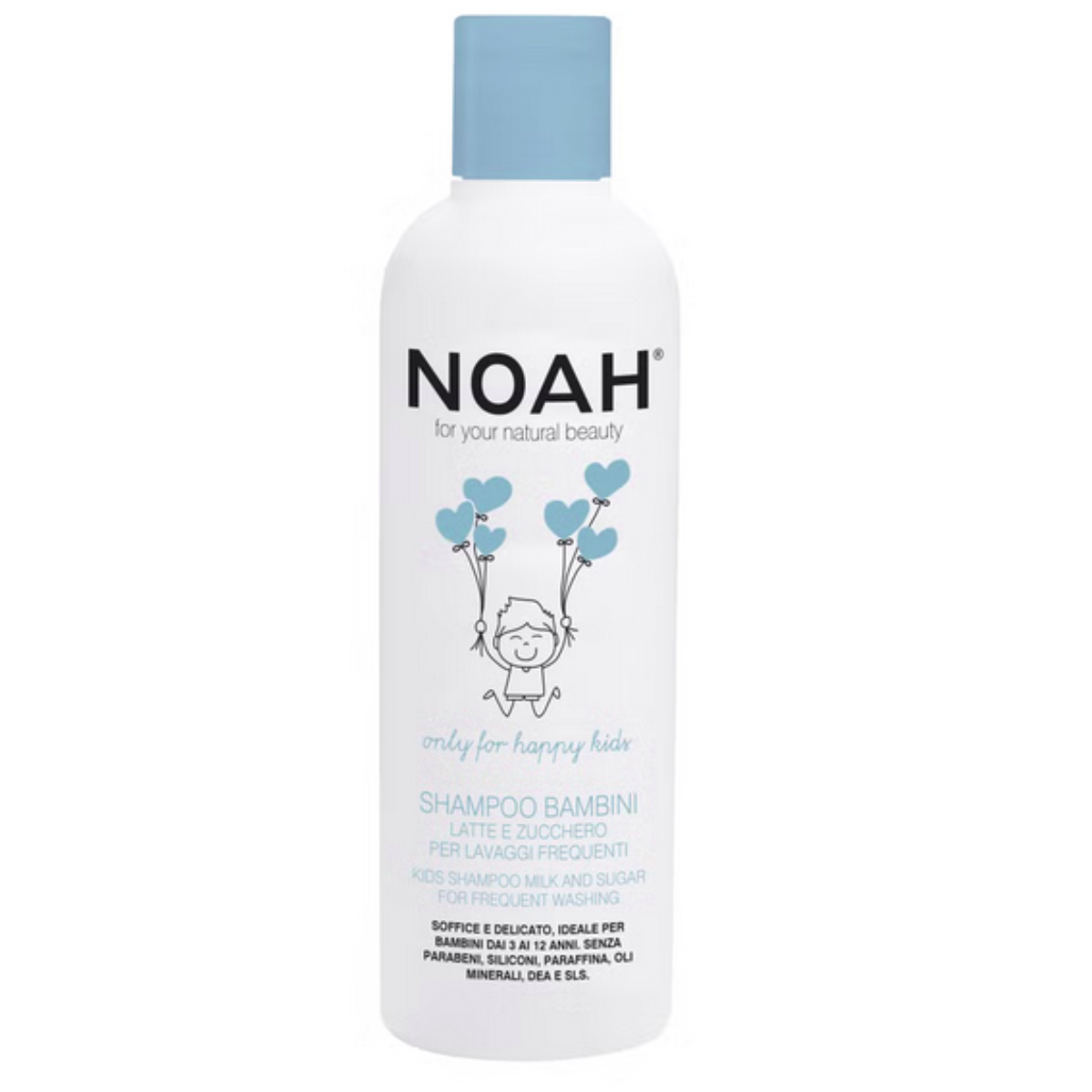 Kids Shampoo Milch und Zucker für häufiges Waschen Noah 250 ml