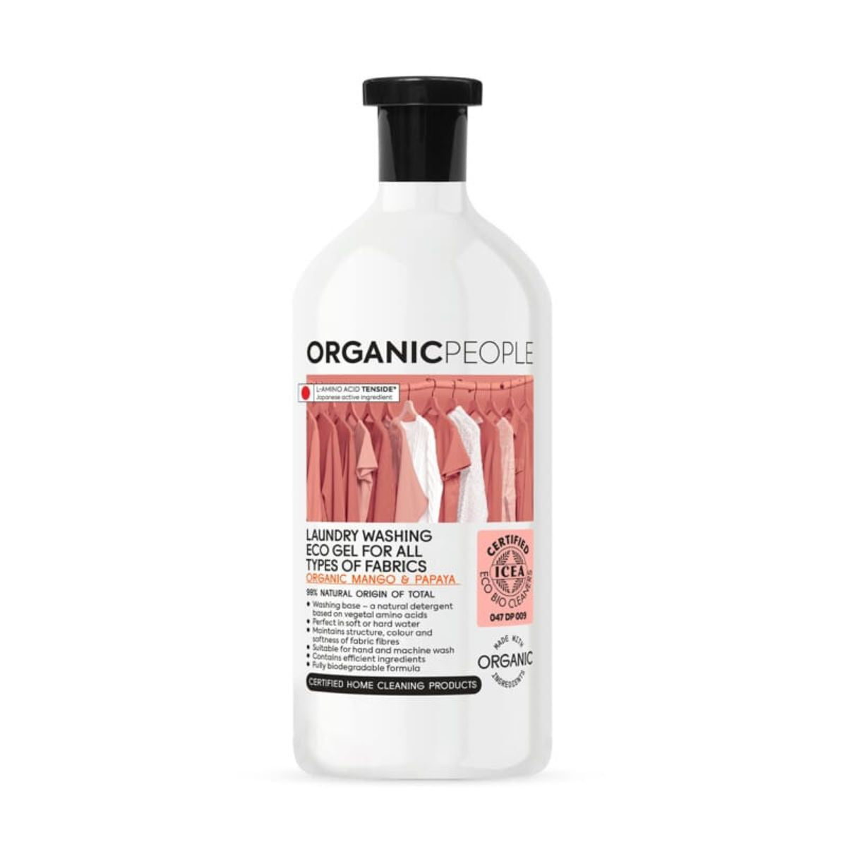 Płyn do prania ECO z organicznym mango i papają, Organic People, 1000 ml