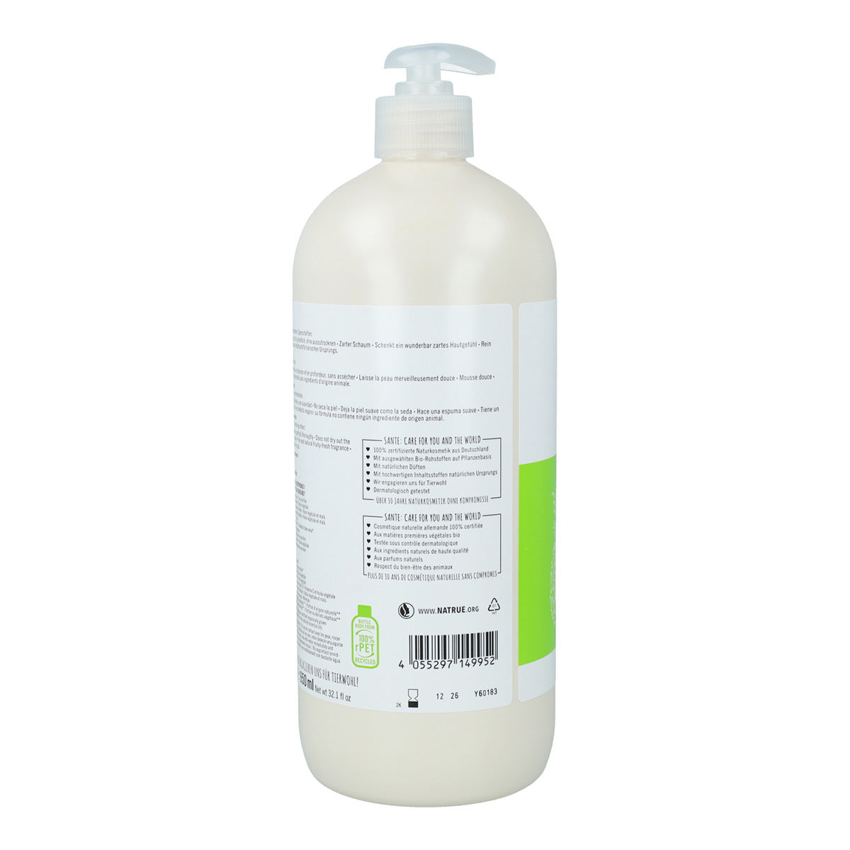 Bio-Duschgel mit Ananas und Zitrone Sante 950 ml