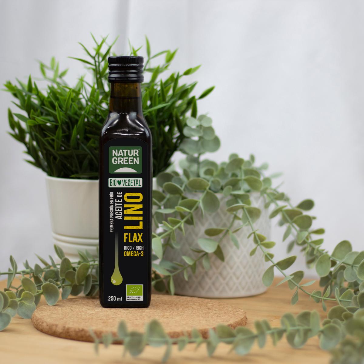 Linolja Bio NaturGreen, 250 ml