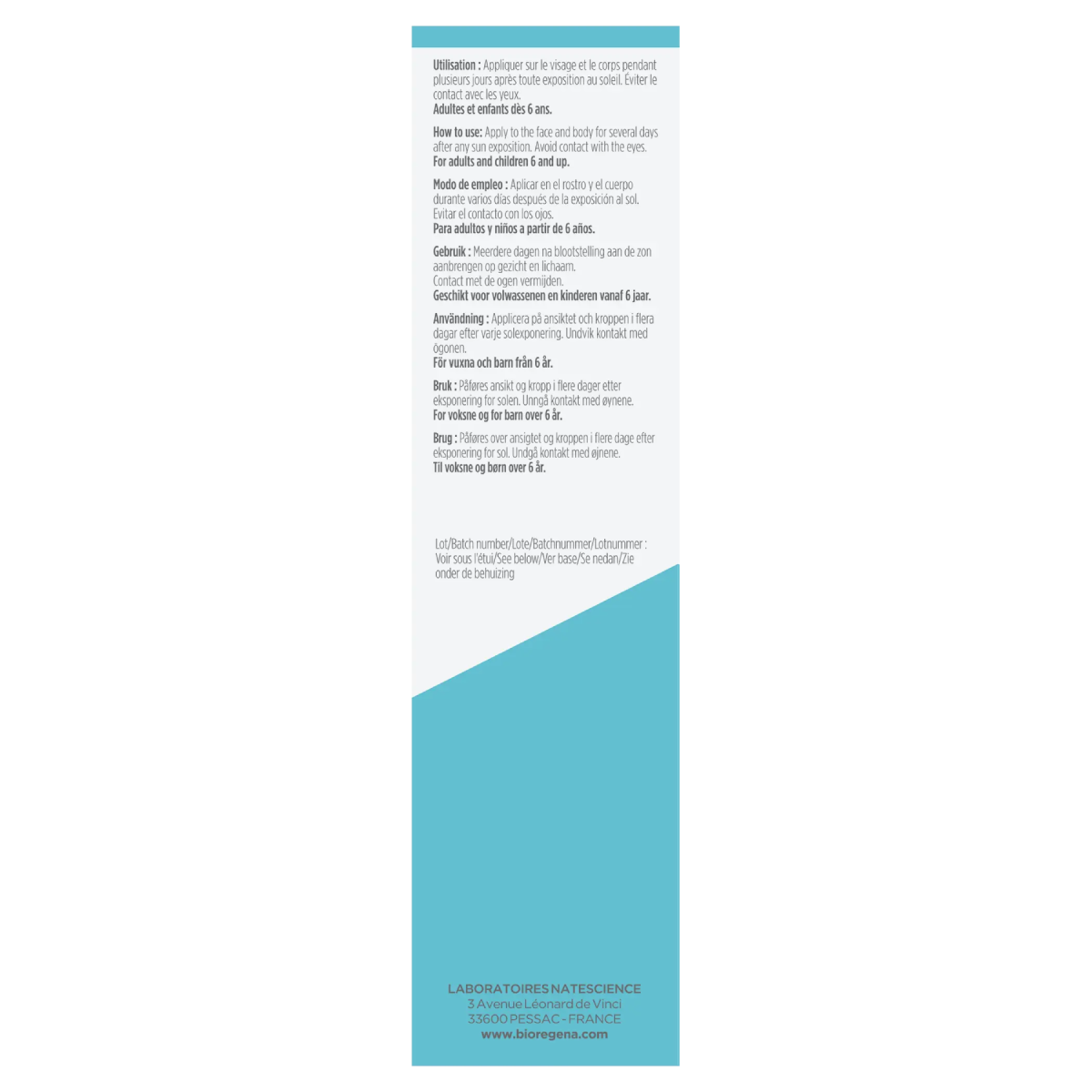 After Sun BIO Hypoallergen Bioregena, 125 ml