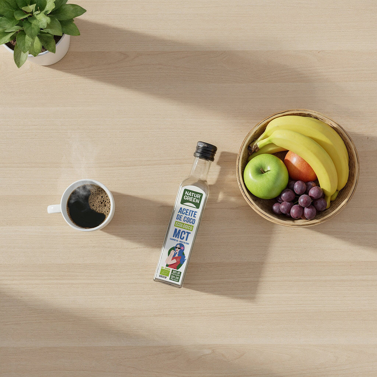 MCT-kokosolja Bio NaturGreen 250 ml