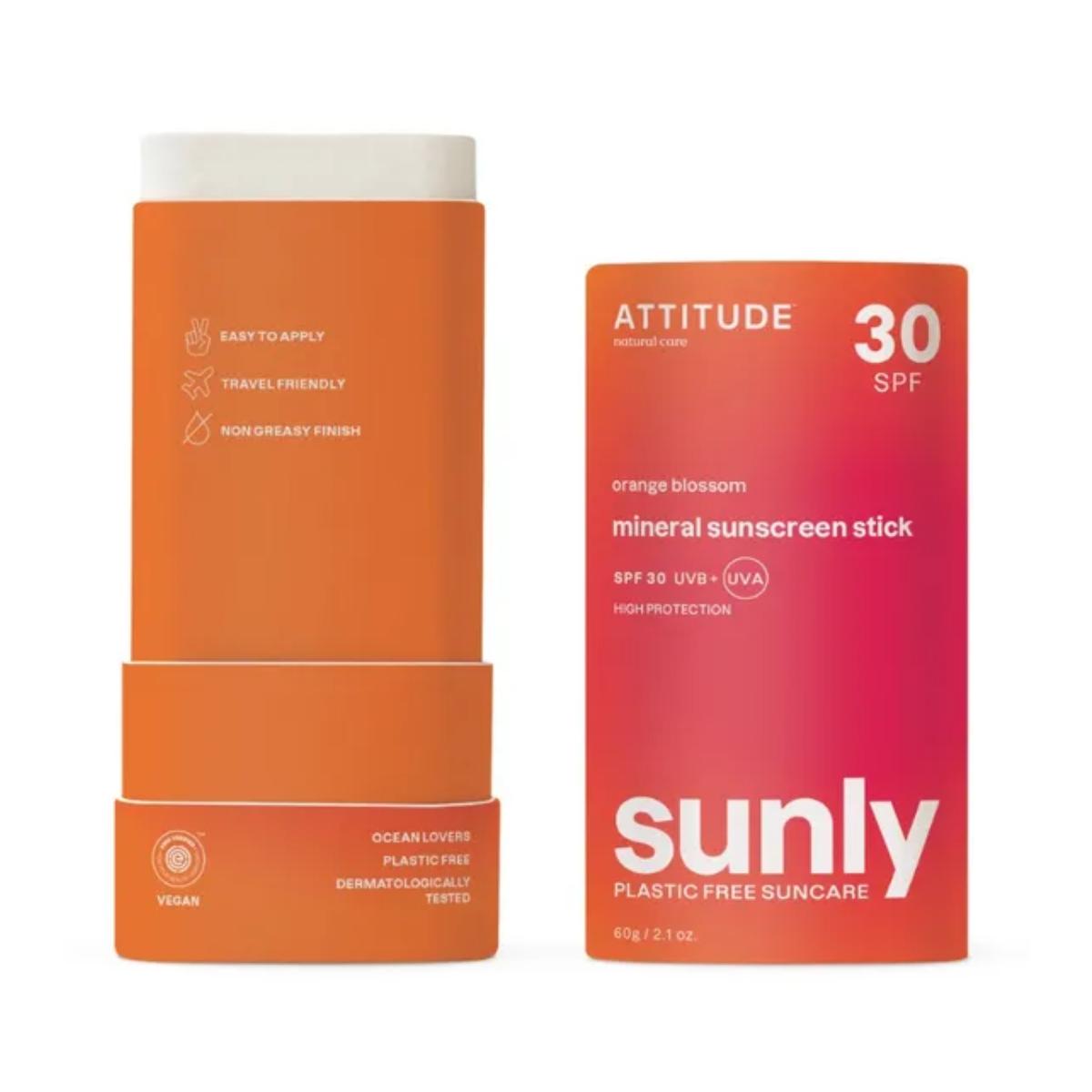 Orange Blossom Sunscreen Stick SPF 30 Attitude 60 g
