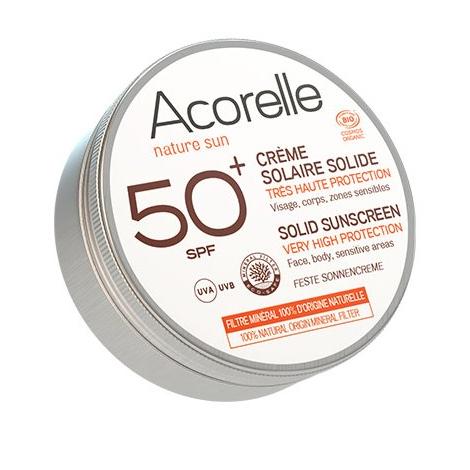 Vaste zonnebrandcrème SPF 50+ Acorelle 30 g