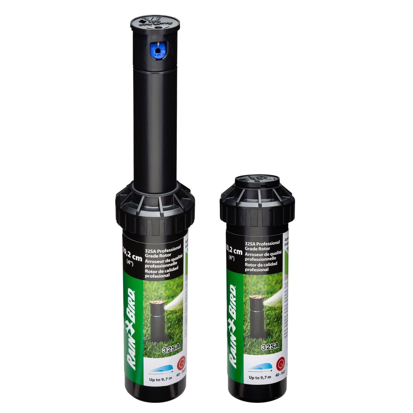 Rotor 32SA 10 cm, alcance de 4,6 a 10,7 m Rainbird