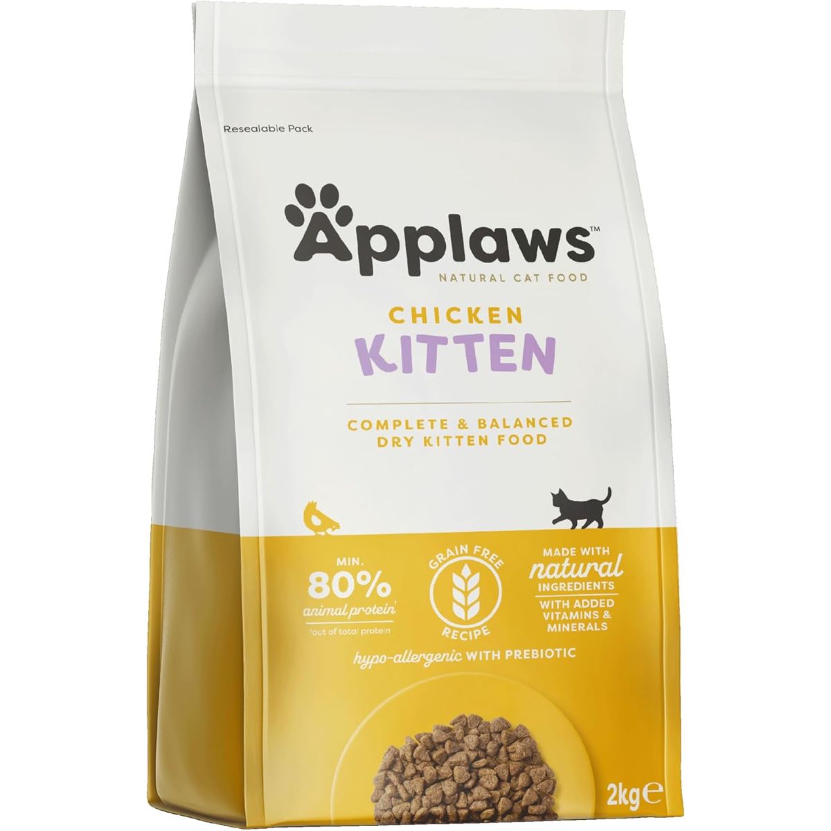 Applaws Cat Dry Kitten Pollo 2 kg Mangime naturale per gattini senza cereali