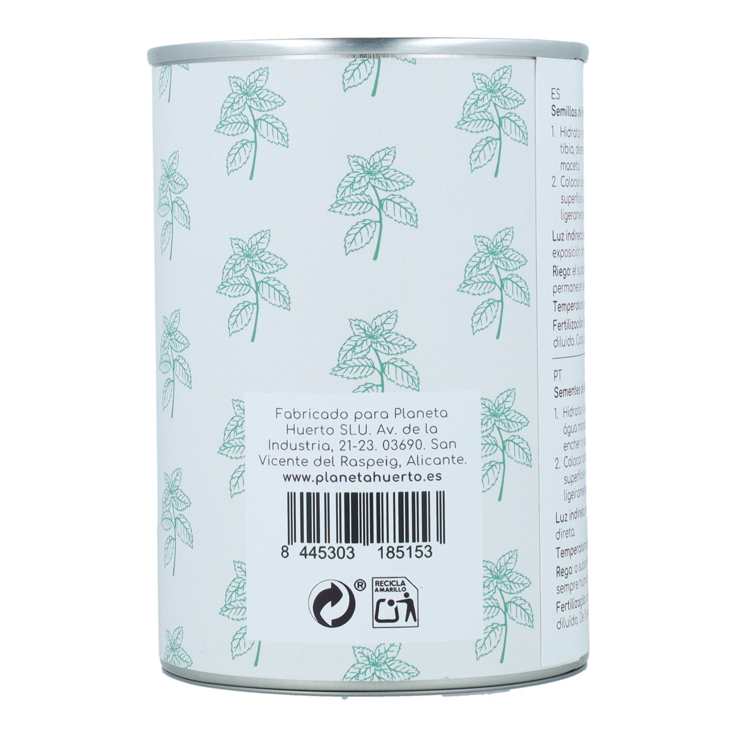 Anbausatz für aromatische Minze Planeta Huerto