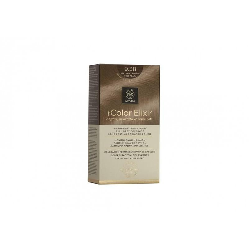 Tinta My Color Elixir N9.38 Biondo molto chiaro dorato perlato Apivita