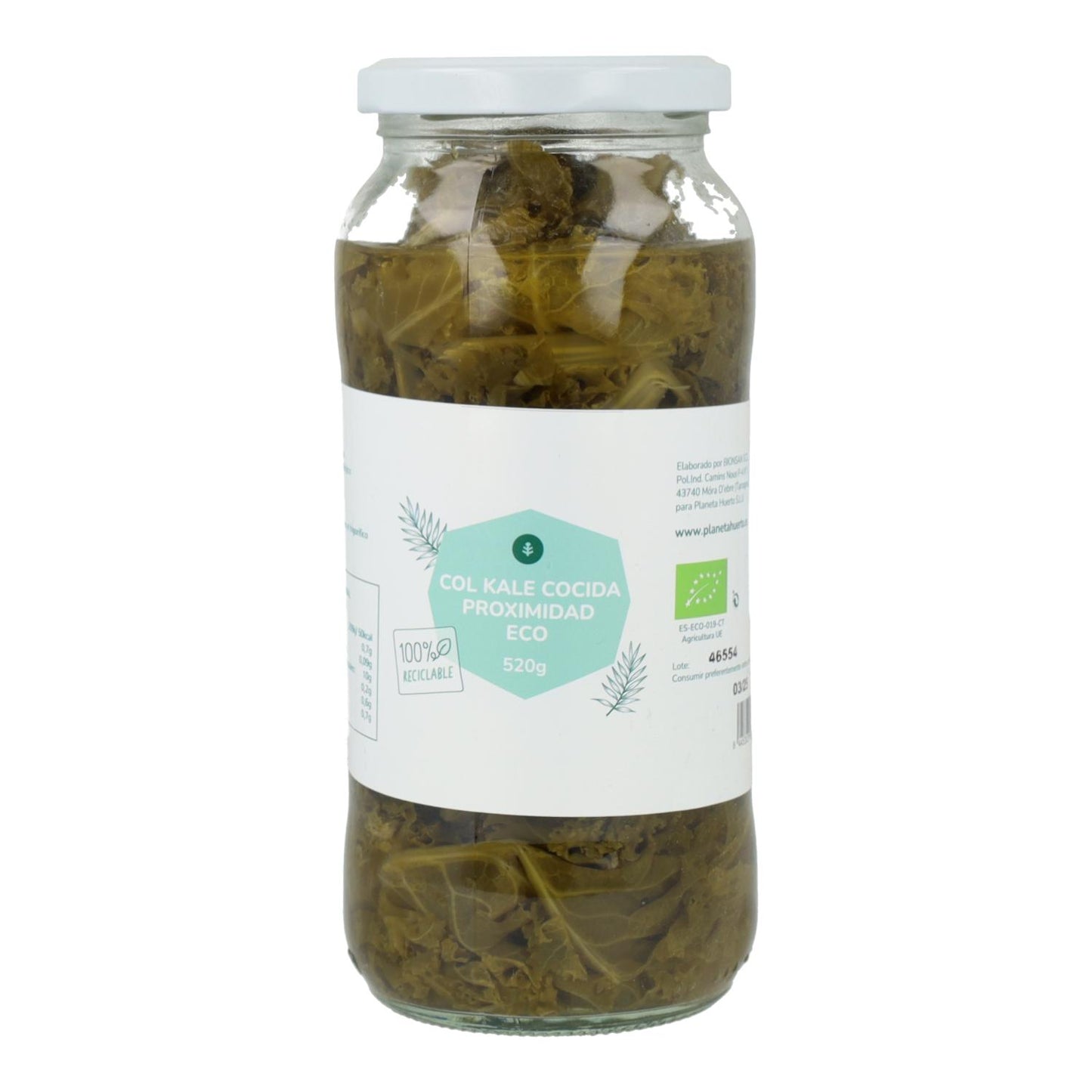 Col kale cocida Eco Planeta Huerto 520 g