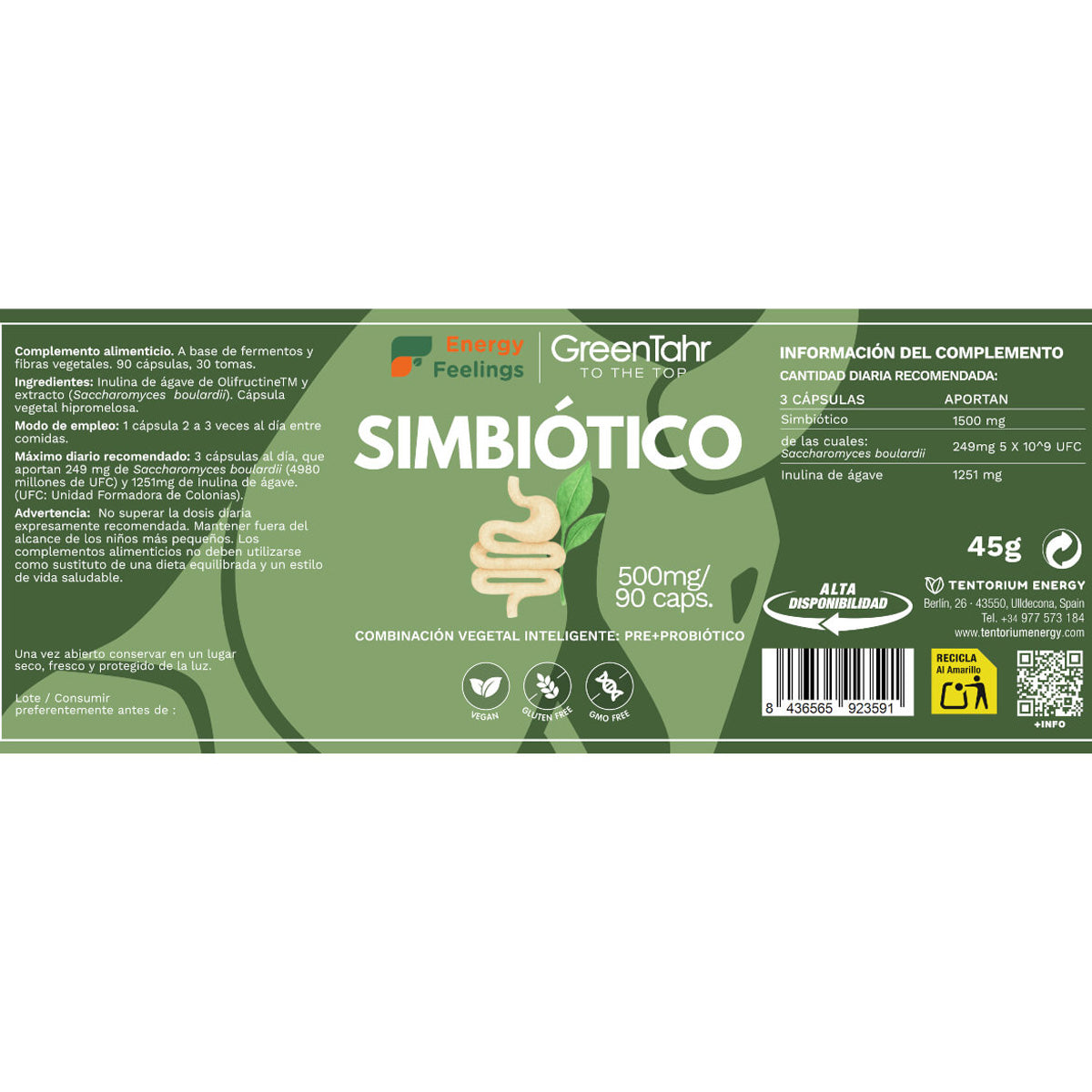 Simbiotico Energy Feelings 90 gélules