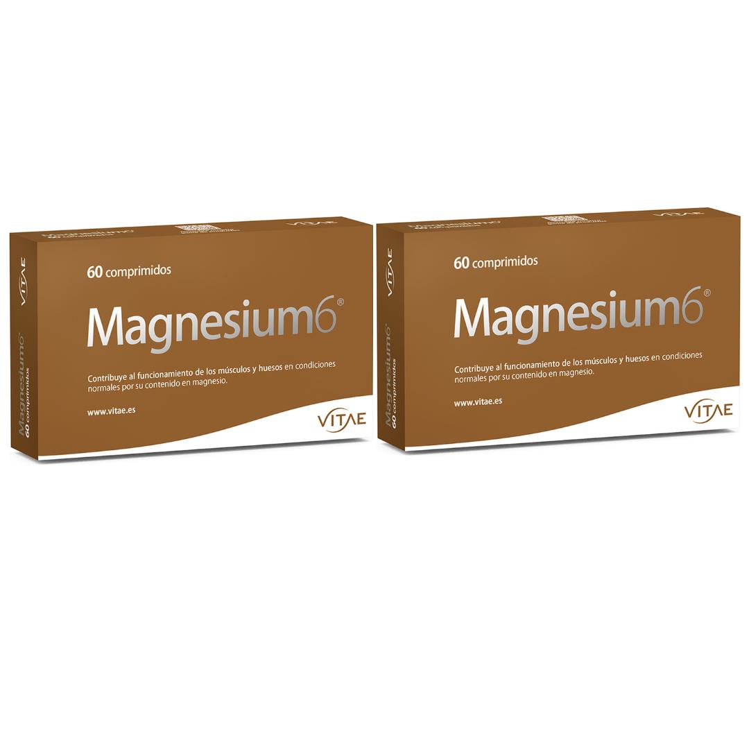 Pakket 2x Magnesium 6 Vitae 60 tabletten
