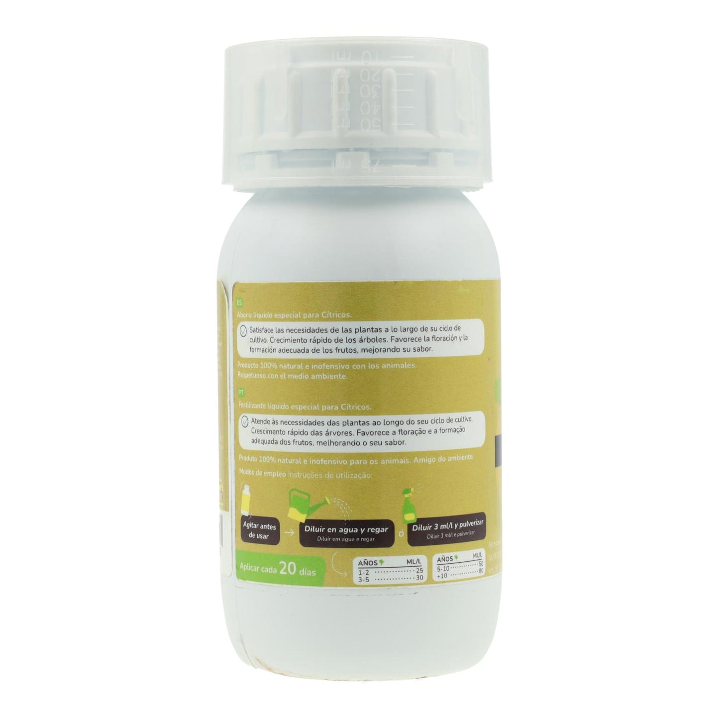 Flytande gödselmedel för citrusfrukter Planeta Huerto 250 ml