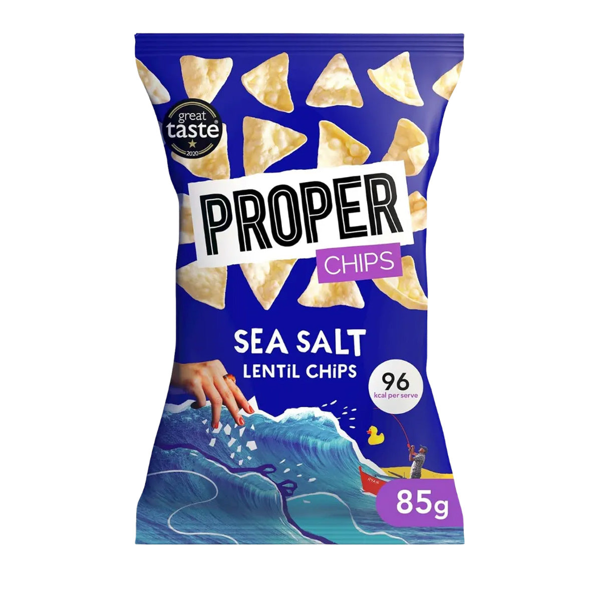 Proper Sea Salt Lentil Nachos 85g