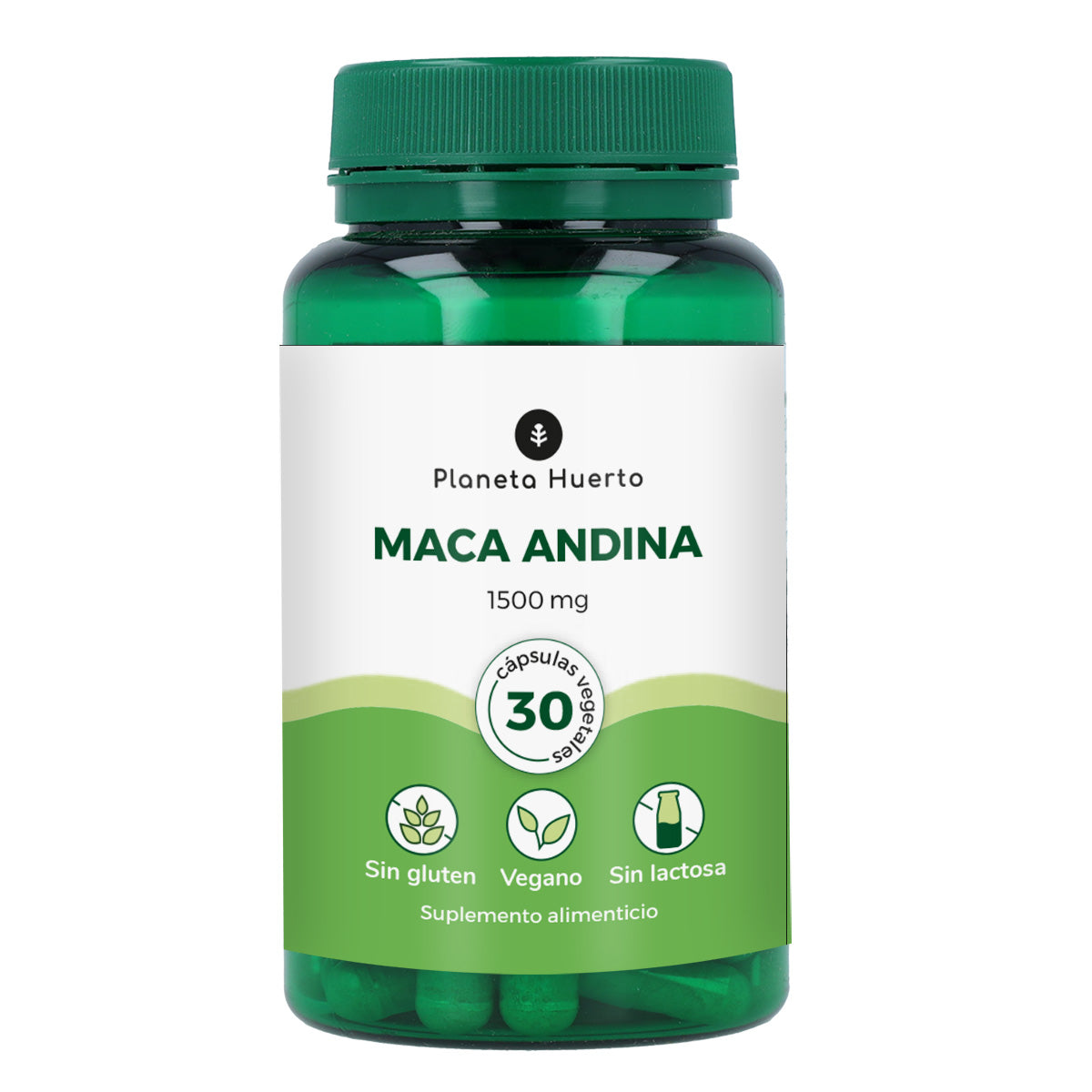Anden Maca 1500 mg Planeta Huerto 30 vegetarische Kapseln