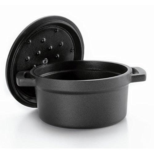 Cocotte noire en fonte d'aluminium Lacor Diamètre 16 cm